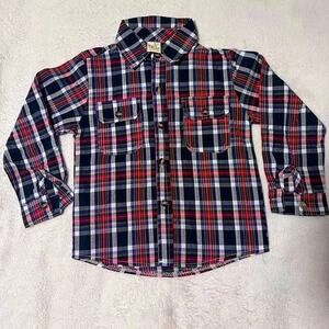 Kids Tales Plaid Dress shirt size 5